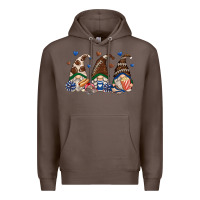 Coffee football gnomes Premium Hoodie - Zillion Design Studio