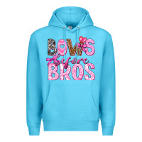 Ocean Blue bows before bros Premium Hoodie - texasbilliewilder