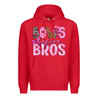 Red bows before bros Premium Hoodie - texasbilliewilder