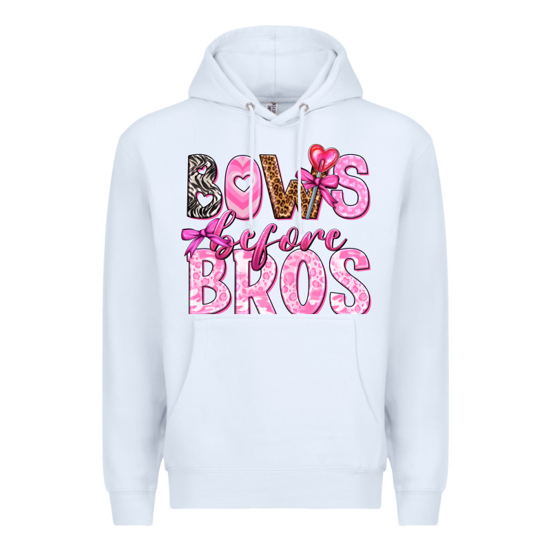 Bows Before Bros Premium Hoodie by texasbilliewilder | Teevron
