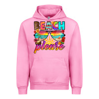 Fuchsia Pink beach please Urban Hoodie - RanaPortraitStore