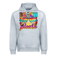 Heather Grey beach please Urban Hoodie - RanaPortraitStore