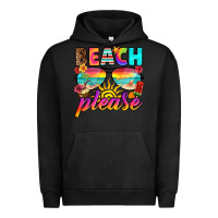 Pigment Black beach please Urban Hoodie - RanaPortraitStore