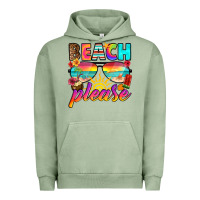 Pigment Oil Green beach please Urban Hoodie - RanaPortraitStore