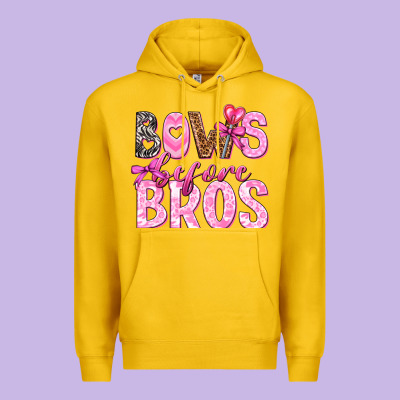 Premium Hoodie bows before bros