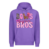 Purple bows before bros Premium Hoodie - texasbilliewilder