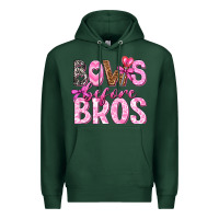Sports Green bows before bros Premium Hoodie - texasbilliewilder