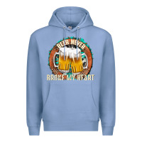 Colony Blue beer never broke my heart Premium Hoodie - texasbilliewilder