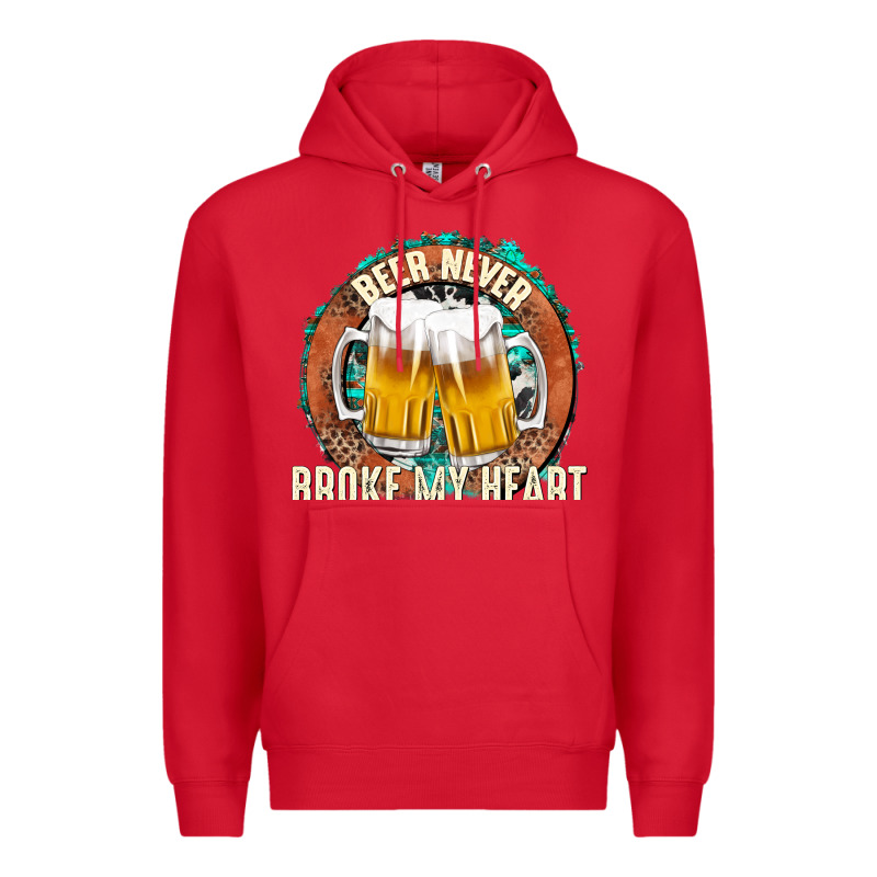 Beer Never Broke My Heart Premium Hoodie by texasbilliewilder | Teevron