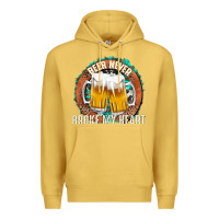 Antique Gold beer never broke my heart Premium Hoodie - texasbilliewilder