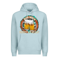 Blue Mist beer never broke my heart Premium Hoodie - texasbilliewilder
