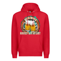 Red beer never broke my heart Premium Hoodie - texasbilliewilder