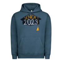 Pigment Midnight Navy senior 2023 graduation Urban Hoodie - RanaPortraitStore