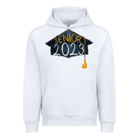 White senior 2023 graduation Urban Hoodie - RanaPortraitStore