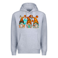 Heather Grey basketball gnomes Premium Hoodie - Zillion Design Studio