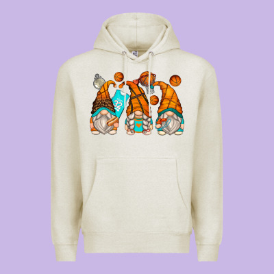Basketball Gnomes Premium Hoodie Designed By Zillion Design Studio