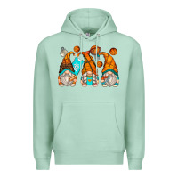 Seafoam basketball gnomes Premium Hoodie - Zillion Design Studio
