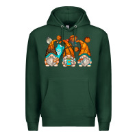 Sports Green basketball gnomes Premium Hoodie - Zillion Design Studio