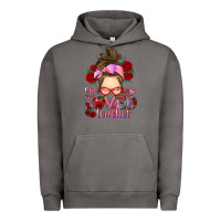 Pigment Tornado one loved teacher messy bun Urban Hoodie - RanaPortraitStore