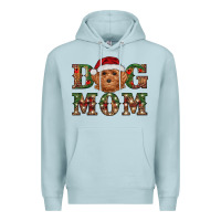 Blue Mist Christmas Toy Poodle Dog Mom Premium Hoodie - RanaPortraitStore