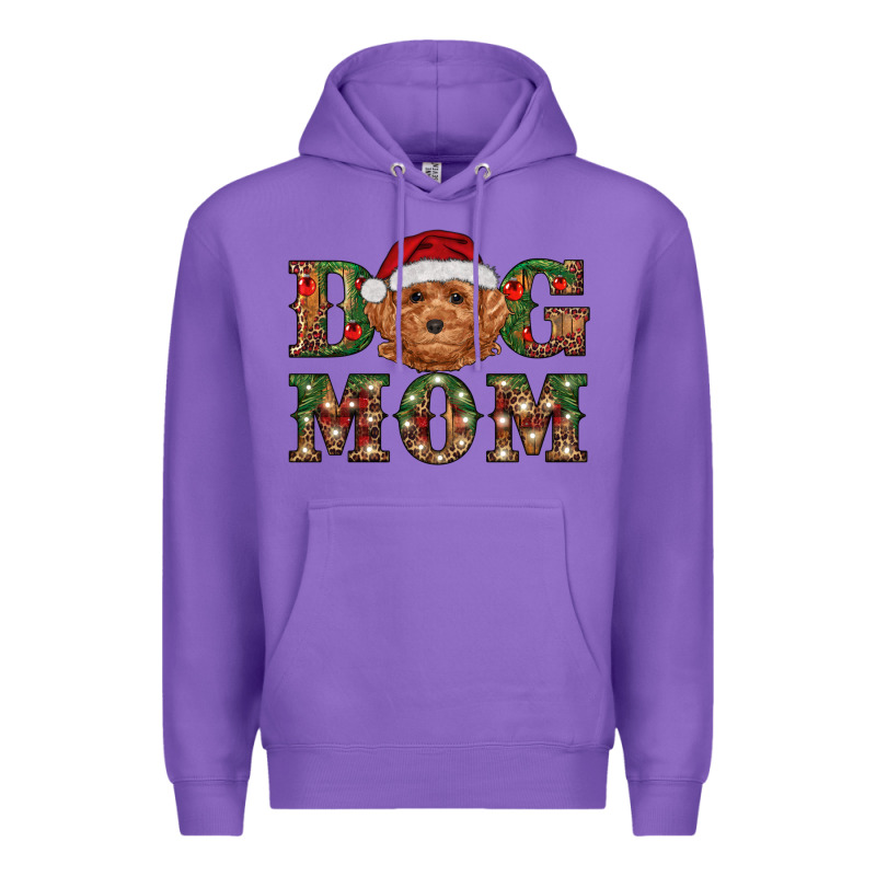 Christmas Toy Poodle Dog Mom Premium Hoodie by RanaPortraitStore | Teevron