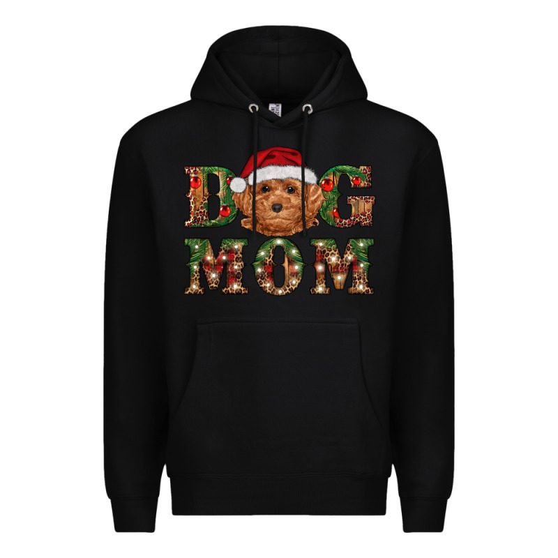 Christmas Toy Poodle Dog Mom Premium Hoodie by RanaPortraitStore | Teevron