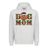 Dove Grey Christmas Toy Poodle Dog Mom Premium Hoodie - RanaPortraitStore