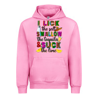 Fuchsia Pink i lick the salt swallow the tequila and suck the l Urban Hoodie - RanaPortraitStore
