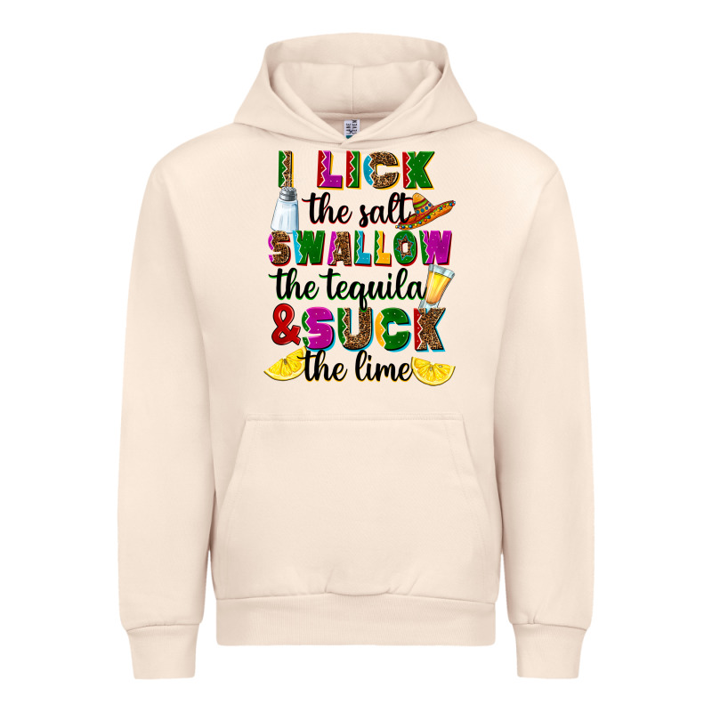I Lick The Salt Swallow The Tequila And Suck The L Urban Hoodie by RanaPortraitStore | Teevron