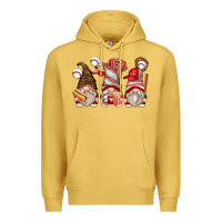 Antique Gold baseball gnomes Premium Hoodie - Zillion Design Studio
