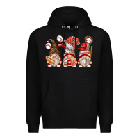 Black baseball gnomes Premium Hoodie - Zillion Design Studio