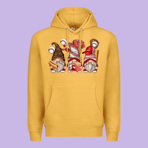Baseball Gnomes Premium Hoodie Designed By Zillion Design Studio
