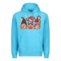 Ocean Blue baseball gnomes Premium Hoodie - Zillion Design Studio