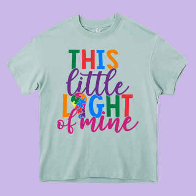This Little Light Of Mine Heavy Core Tee Designed By Cowhidedigitalart