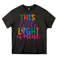 Asphalt This Little Light Of Mine Heavy Core Tee - CowhideDigitalArt