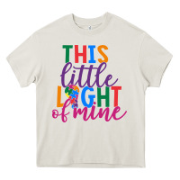 Cream This Little Light Of Mine Heavy Core Tee - CowhideDigitalArt