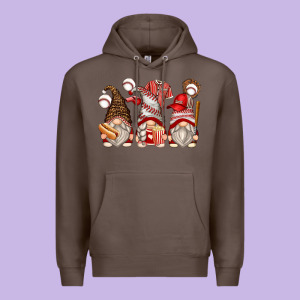 Baseball Gnomes Premium Hoodie Designed By Zillion Design Studio