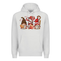 Dove Grey baseball gnomes Premium Hoodie - Zillion Design Studio