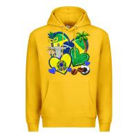 Lemon brazil hearts Premium Hoodie - texasbilliewilder