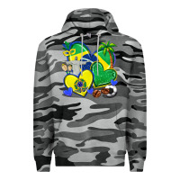 Slate Camo brazil hearts Premium Hoodie - texasbilliewilder