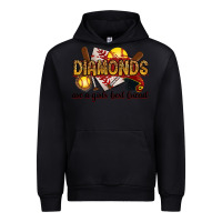 Black diamonds are a girls best friends Urban Hoodie - RanaPortraitStore