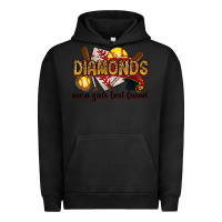 Pigment Black diamonds are a girls best friends Urban Hoodie - RanaPortraitStore
