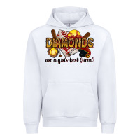 White diamonds are a girls best friends Urban Hoodie - RanaPortraitStore