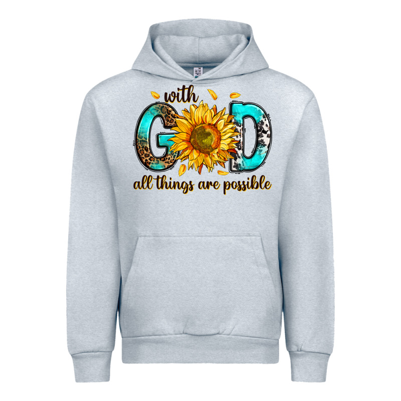 With God All Things Possible Urban Hoodie by RanaPortraitStore | Teevron