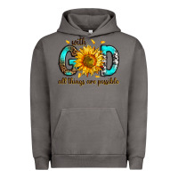 Pigment Tornado with god all things possible Urban Hoodie - RanaPortraitStore
