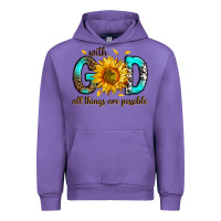 Tulip with god all things possible Urban Hoodie - RanaPortraitStore