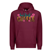 Burgundy but first coffee Premium Hoodie - texasbilliewilder