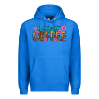 True Royal but first coffee Premium Hoodie - texasbilliewilder