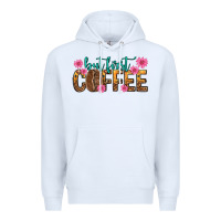 White but first coffee Premium Hoodie - texasbilliewilder