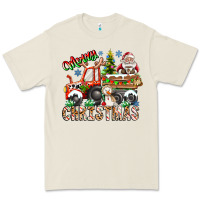 Bone Merry Christmas  tractor Premium Tee - CowhideDigitalArt